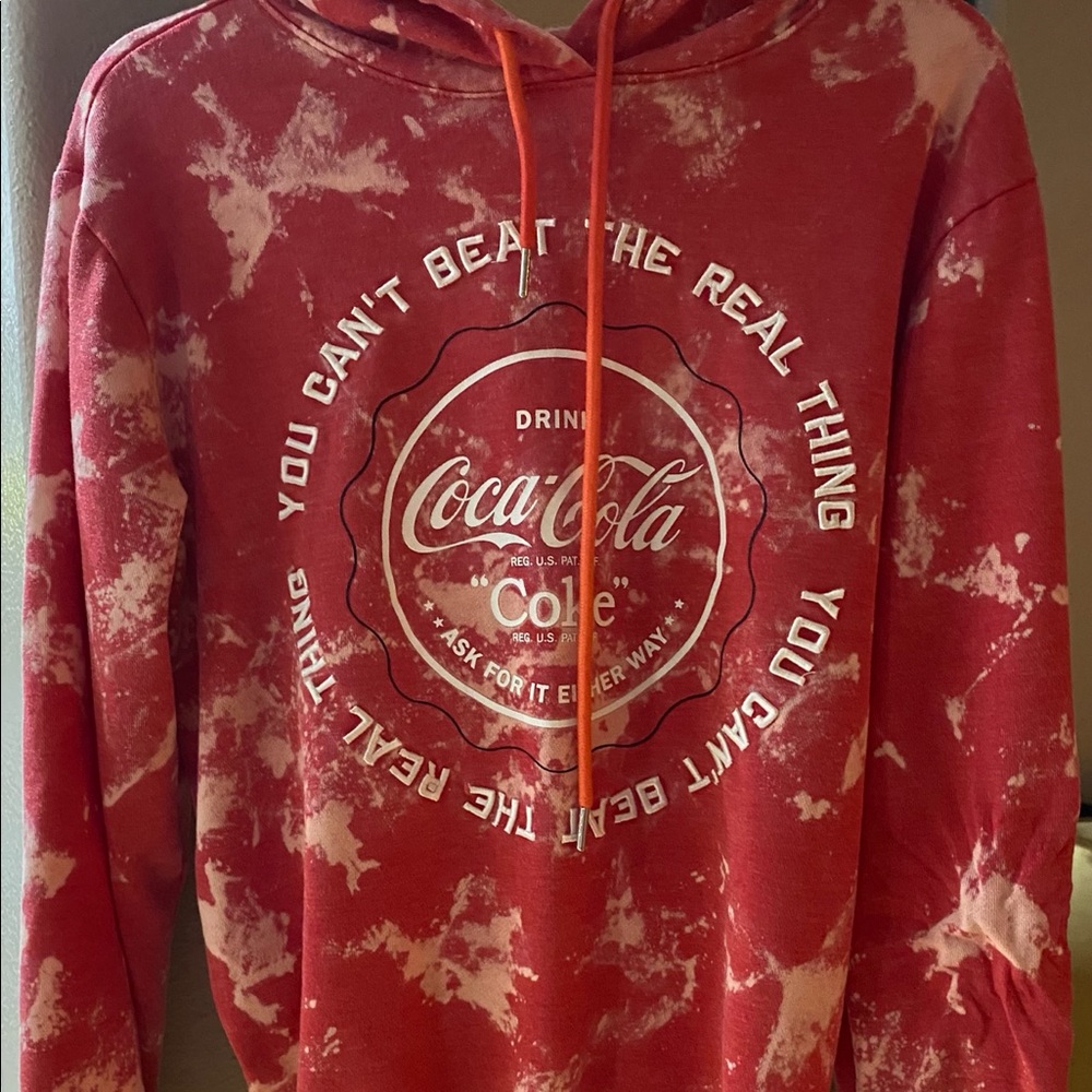 One-of-a-kind Coca Cola Tie-Dye Jersey/Hoodie